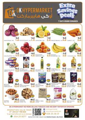 Extra Savings Deals In OK Hypermarket Abu Dhabi