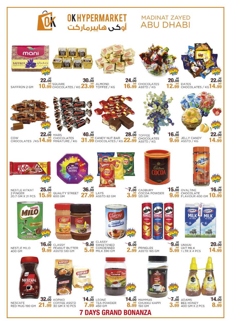 Extra Savings Deals In OK Hypermarket Abu Dhabi