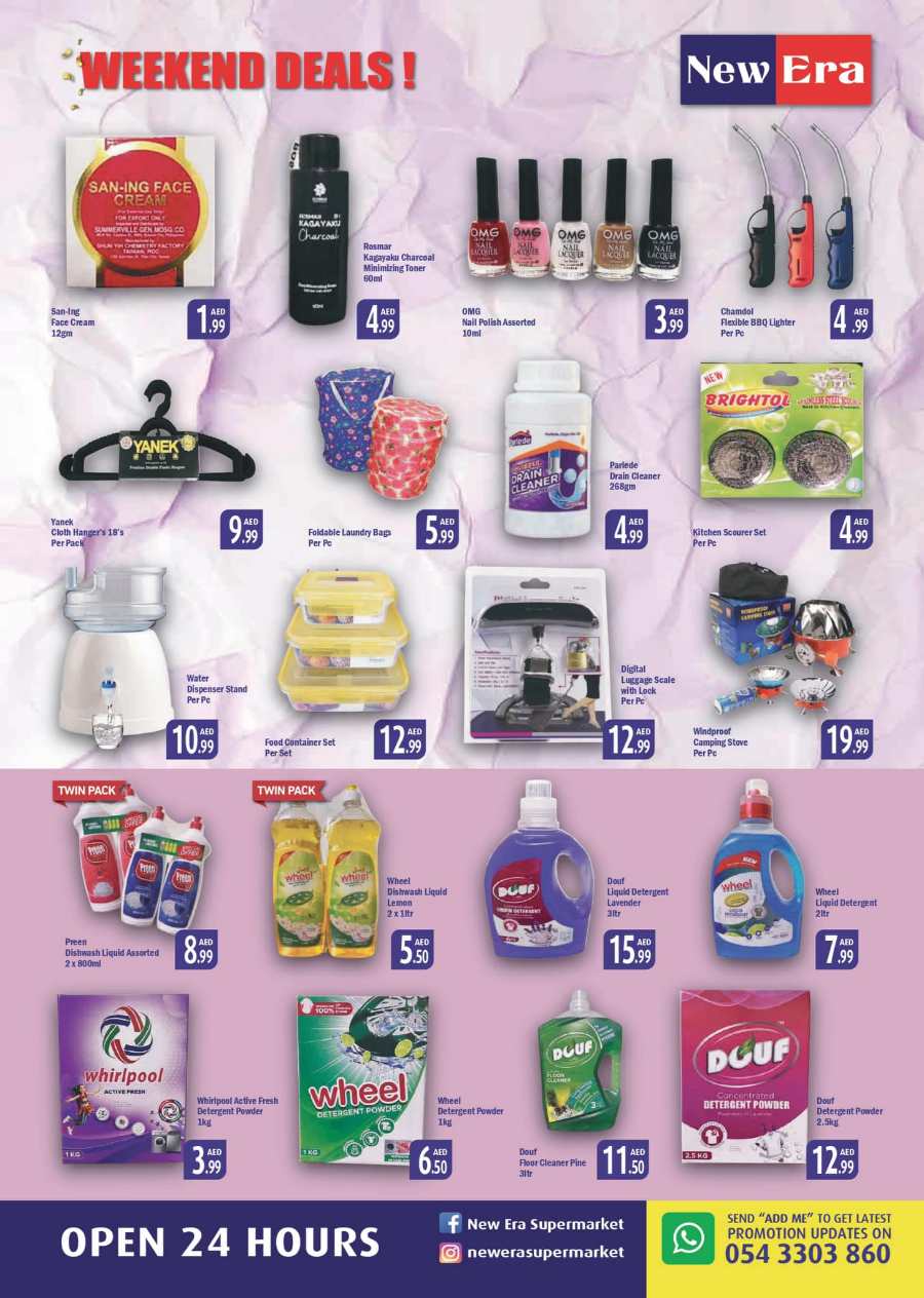 Weekend Deals! In New Era Supermarket Dubai