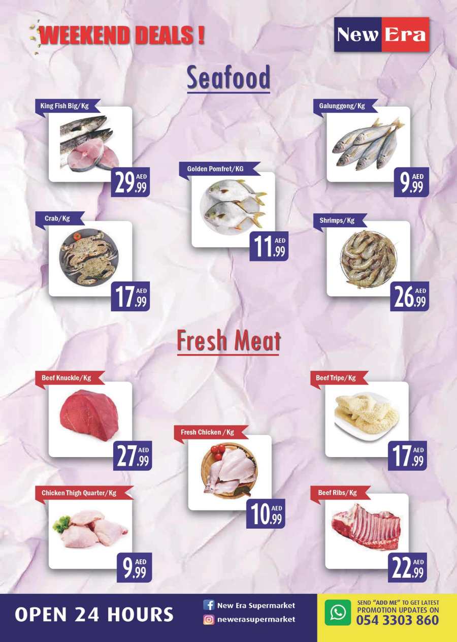 Weekend Deals! In New Era Supermarket Dubai