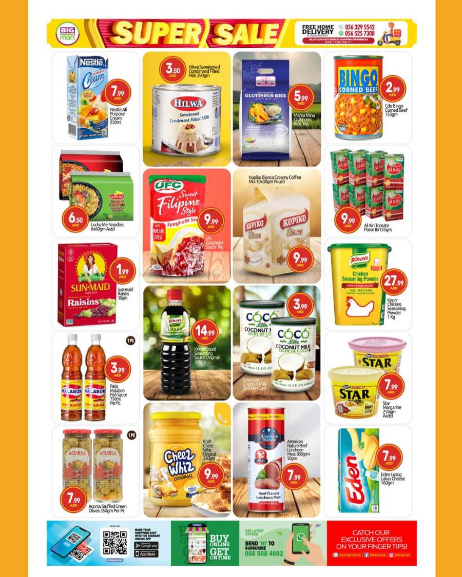 Don't miss out on our SUPER SALE! In BIG mart Dubai