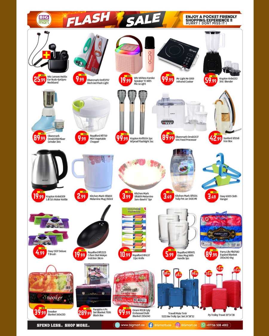 Weekend Special FLASH SALE! In BIG mart Abu Dhabi