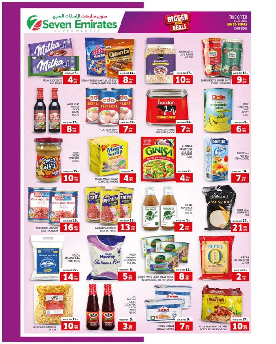 Bigger and Better Deals on Grocery, Household & More In Seven Emirates Supermarket Abu Dhabi