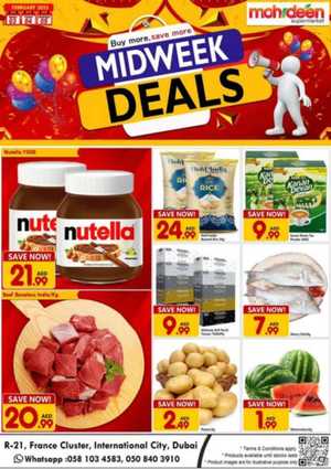 Midweek Deals In Mohideen Supermarket Dubai