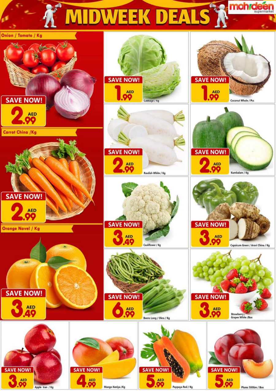 Midweek Deals In Mohideen Supermarket Dubai