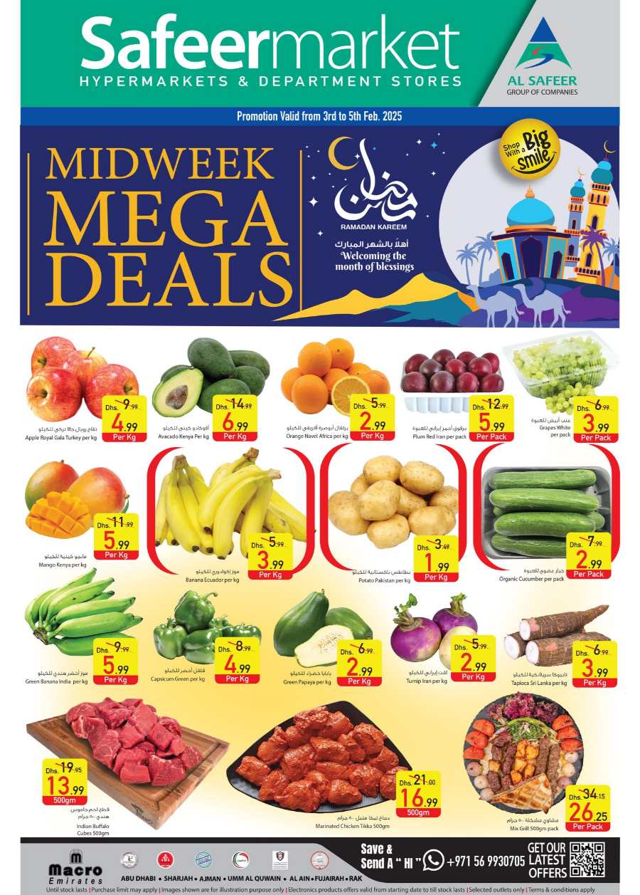 Midweek Mega Deals In Safeer Market Abu Dhabi