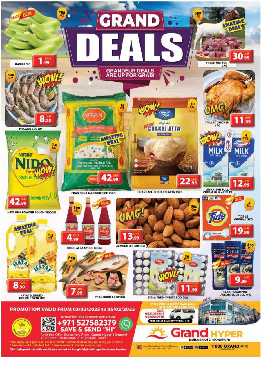 Grand Deals In Grand Hypermarket Dubai