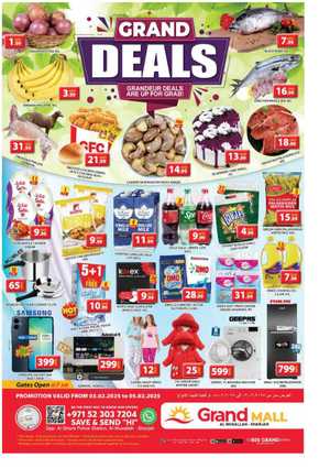 Grand Deals In Grand Hypermarket Sharjah / Ajman