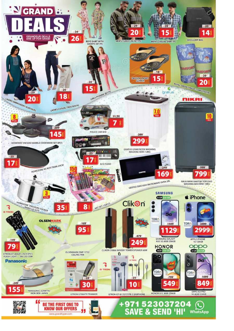 Grand Deals In Grand Hypermarket Sharjah / Ajman