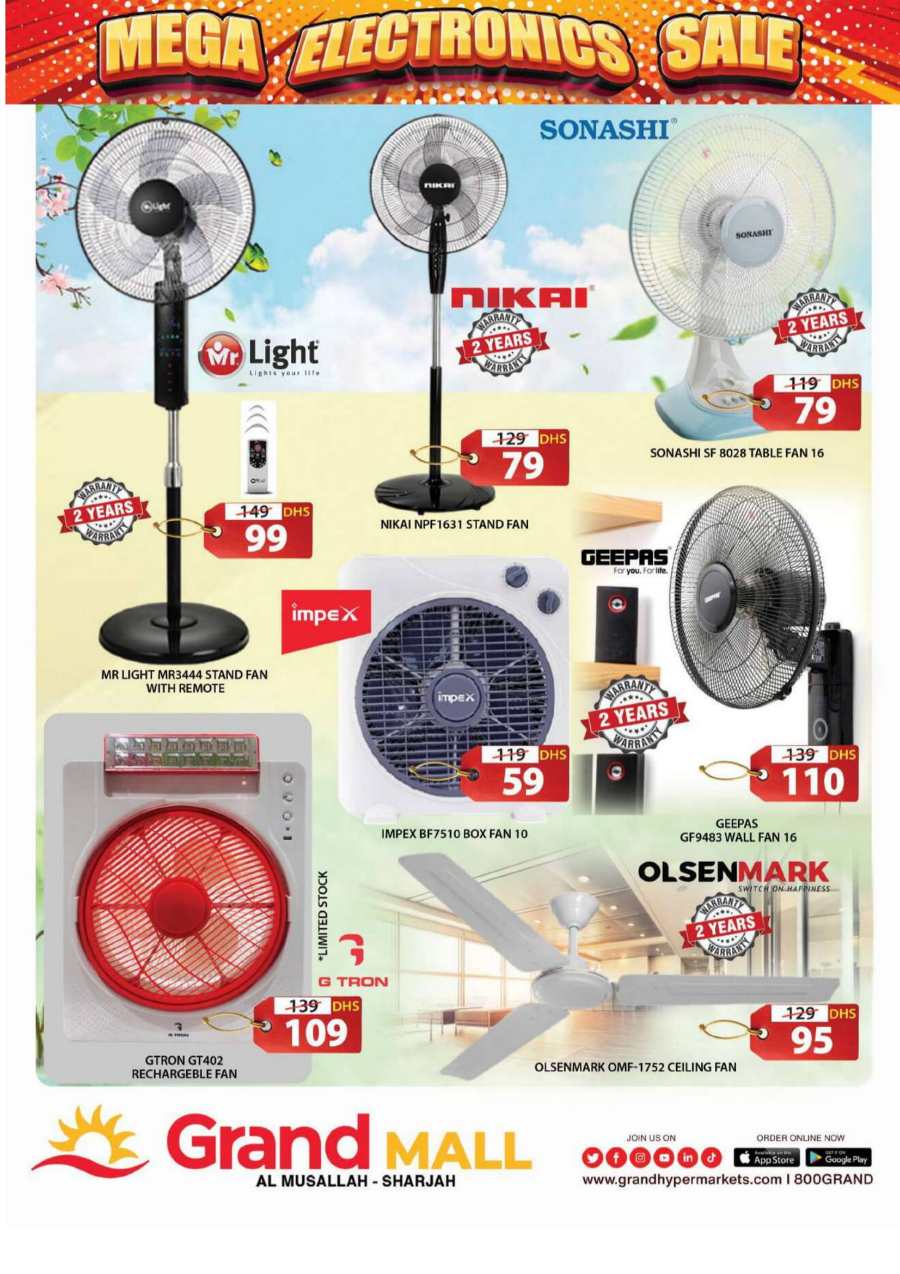 Electronics Mega Sale: Top Brands, Lowest Prices In Grand Hypermarket Sharjah / Ajman