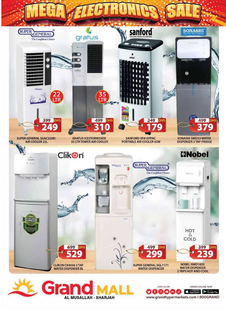 Electronics Mega Sale: Top Brands, Lowest Prices In Grand Hypermarket Sharjah / Ajman