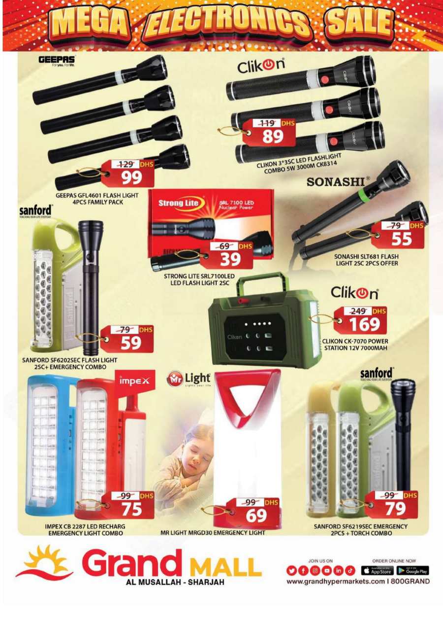 Electronics Mega Sale: Top Brands, Lowest Prices In Grand Hypermarket Sharjah / Ajman