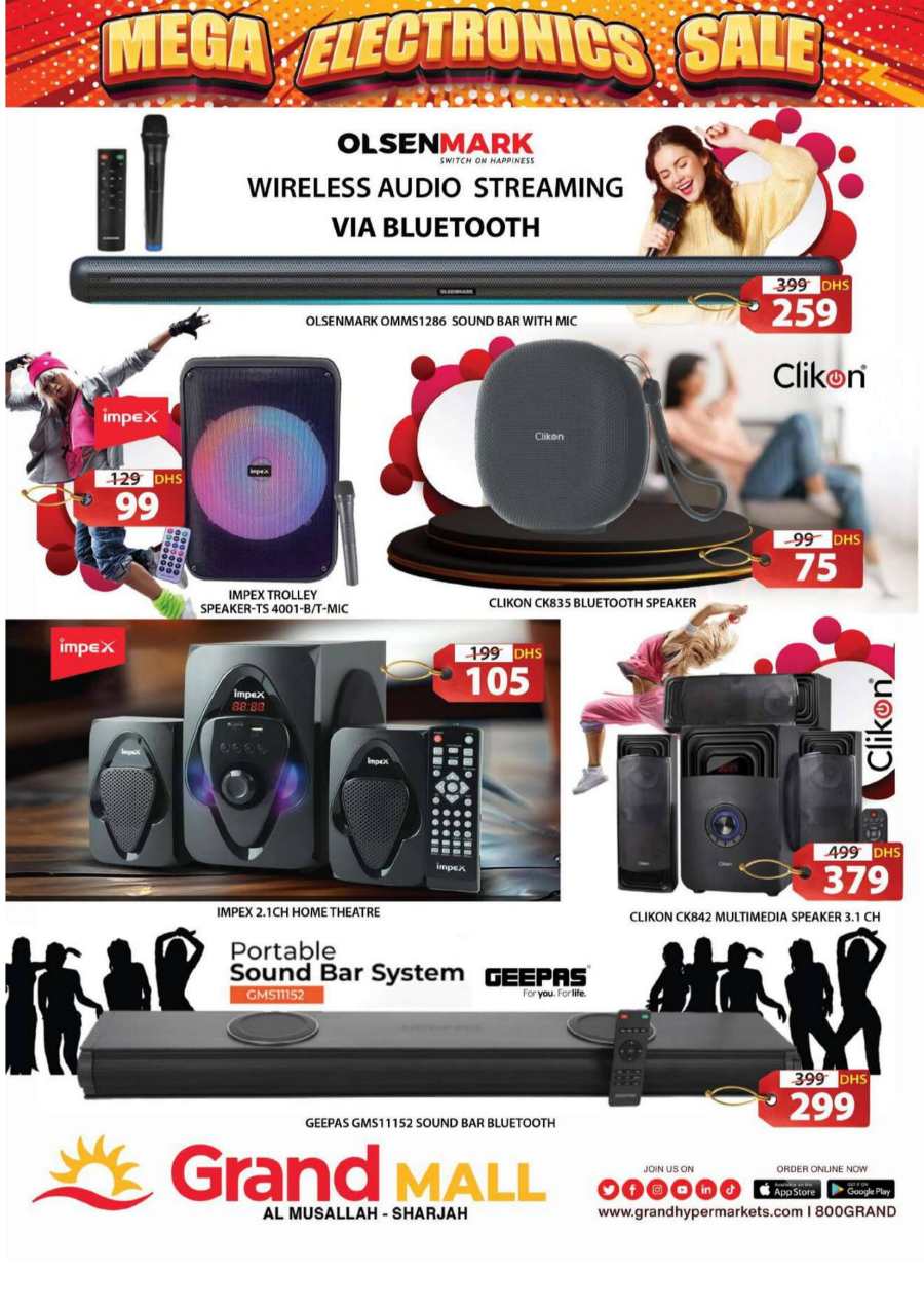 Electronics Mega Sale: Top Brands, Lowest Prices In Grand Hypermarket Sharjah / Ajman