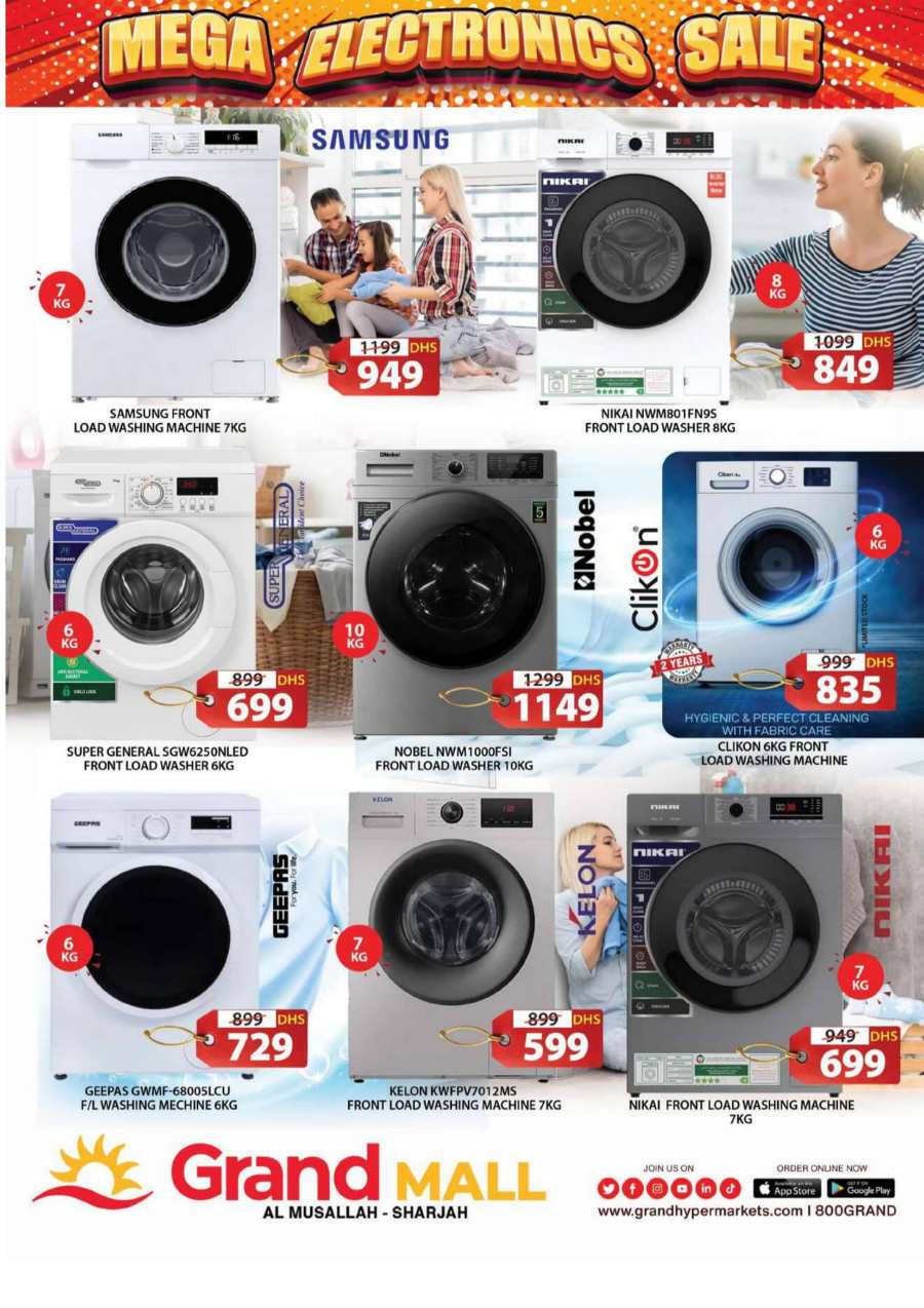 Electronics Mega Sale: Top Brands, Lowest Prices In Grand Hypermarket Sharjah / Ajman