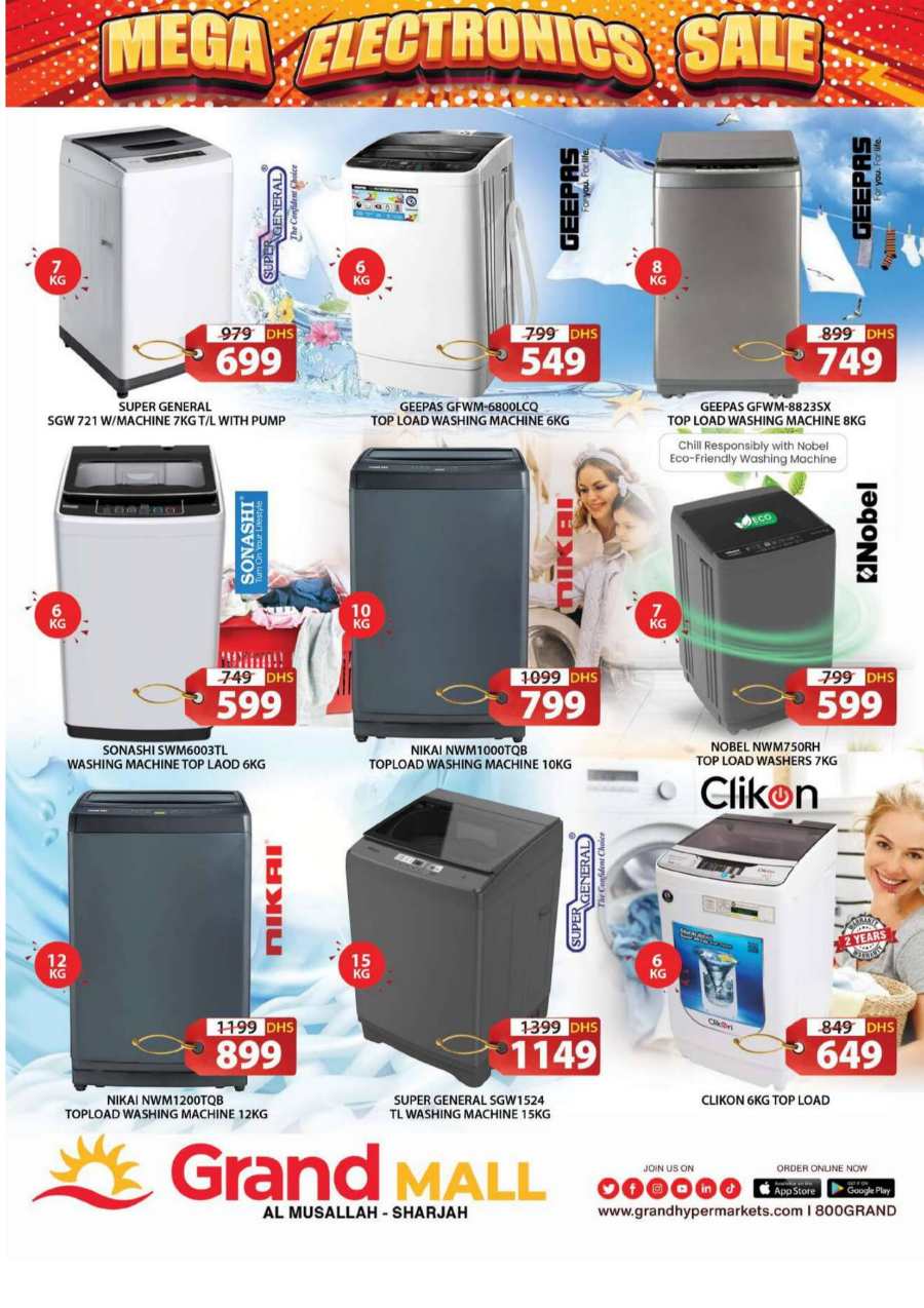 Electronics Mega Sale: Top Brands, Lowest Prices In Grand Hypermarket Sharjah / Ajman