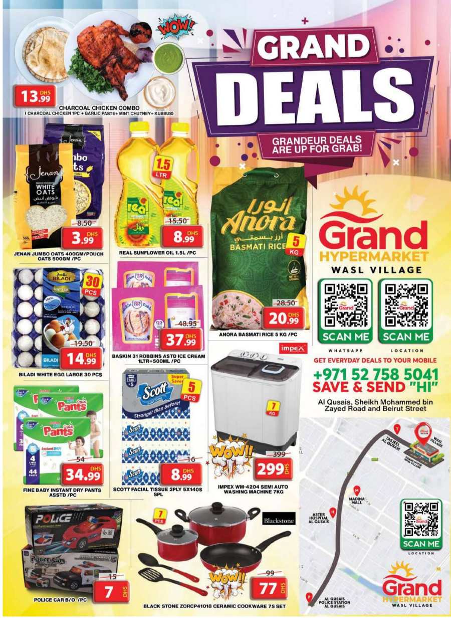 Midweek Deals - Shop Now! In Grand Hypermarket Dubai