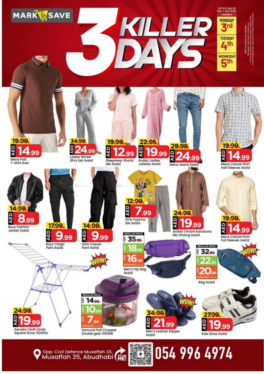 3 Days, Endless Savings: Killer Deals Inside In Mark & Save Abu Dhabi