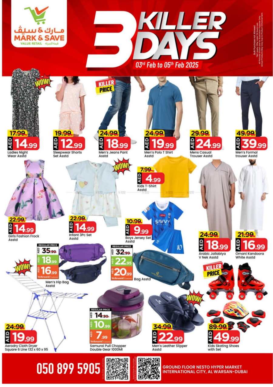 Killer Offers for 3 Days Only: Don't Miss Out In Mark & Save Dubai