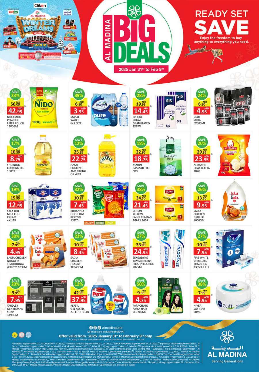 Midweek Price Busters! In Al Madina Hypermarket Dubai