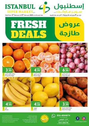 Fresh Deals In Istanbul Supermarket Dubai,Abu Dhabi,Sharjah / Ajman,Al Ain,Ras al Khaimah