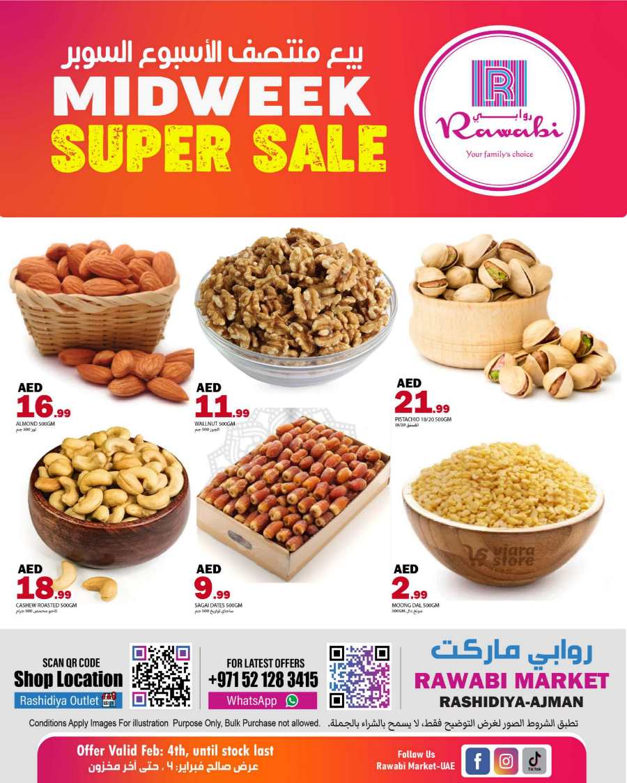 Mid Week Super Sale! In Rawabi Market Sharjah / Ajman