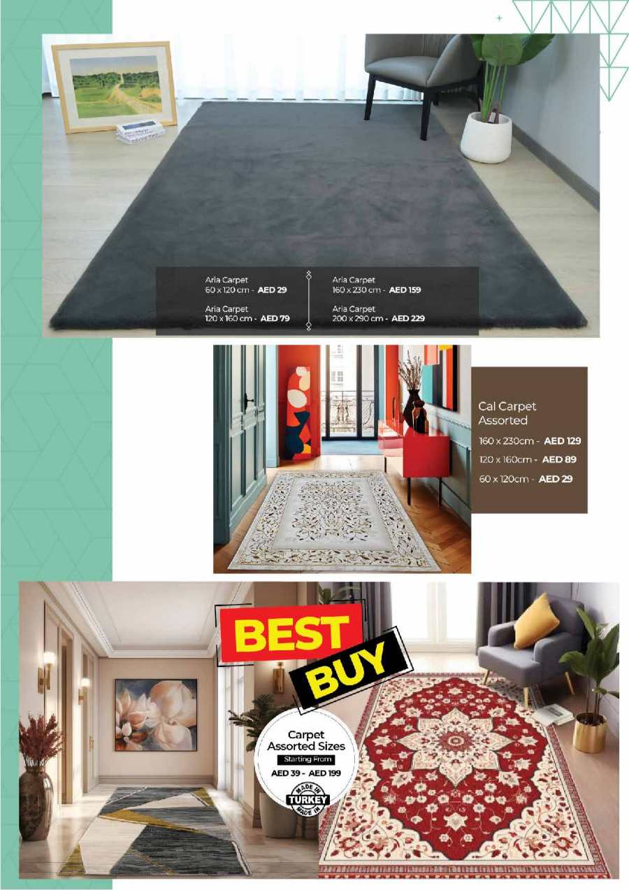 Home Essentials Sale: Carpets, Decors & Furniture In Lulu Hypermarket Abu Dhabi