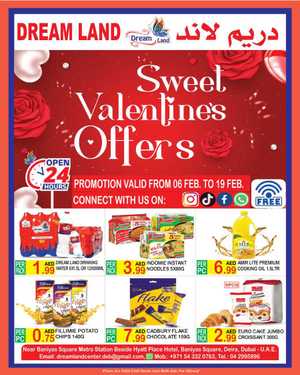 Valentine’s offers In Dream Land Center Dubai