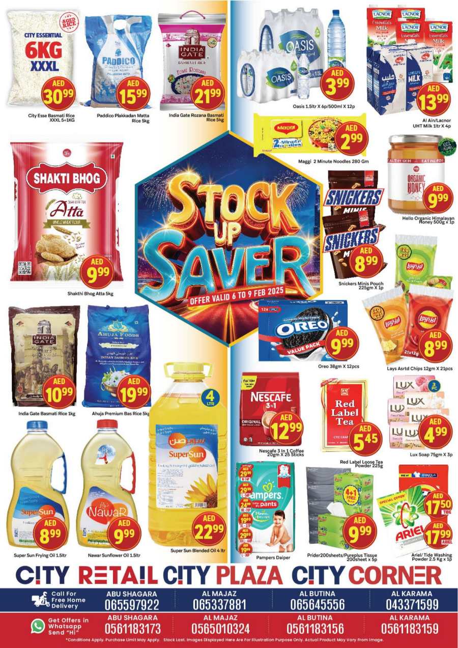 Stock up Saver In City Retail Dubai