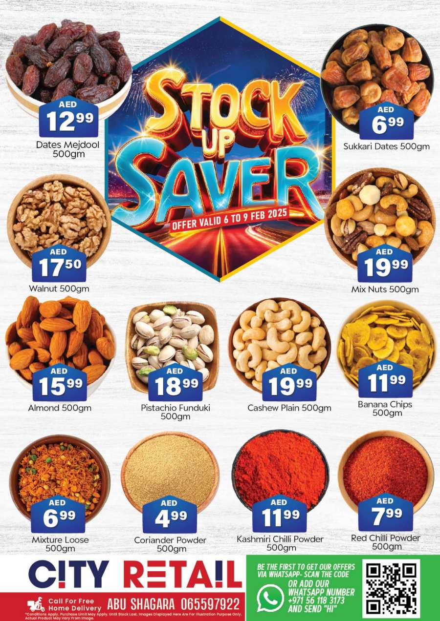 Stock up Saver In City Retail Dubai