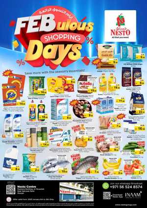 Fabulous Shopping Days In Nesto Hypermarket Sharjah / Ajman