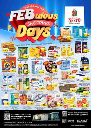 Fabulous Shopping Days In Nesto Hypermarket Al Ain