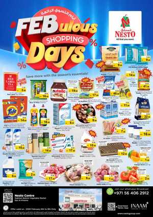 Fabulous Shopping Days In Nesto Hypermarket Ras al Khaimah