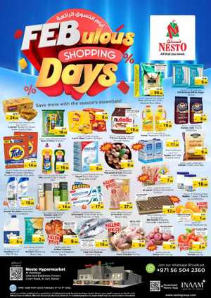 Fabulous Shopping Days In Nesto Hypermarket Sharjah / Ajman