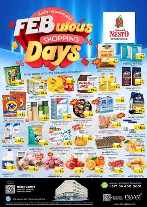 Fabulous Shopping Days In Nesto Hypermarket Sharjah / Ajman