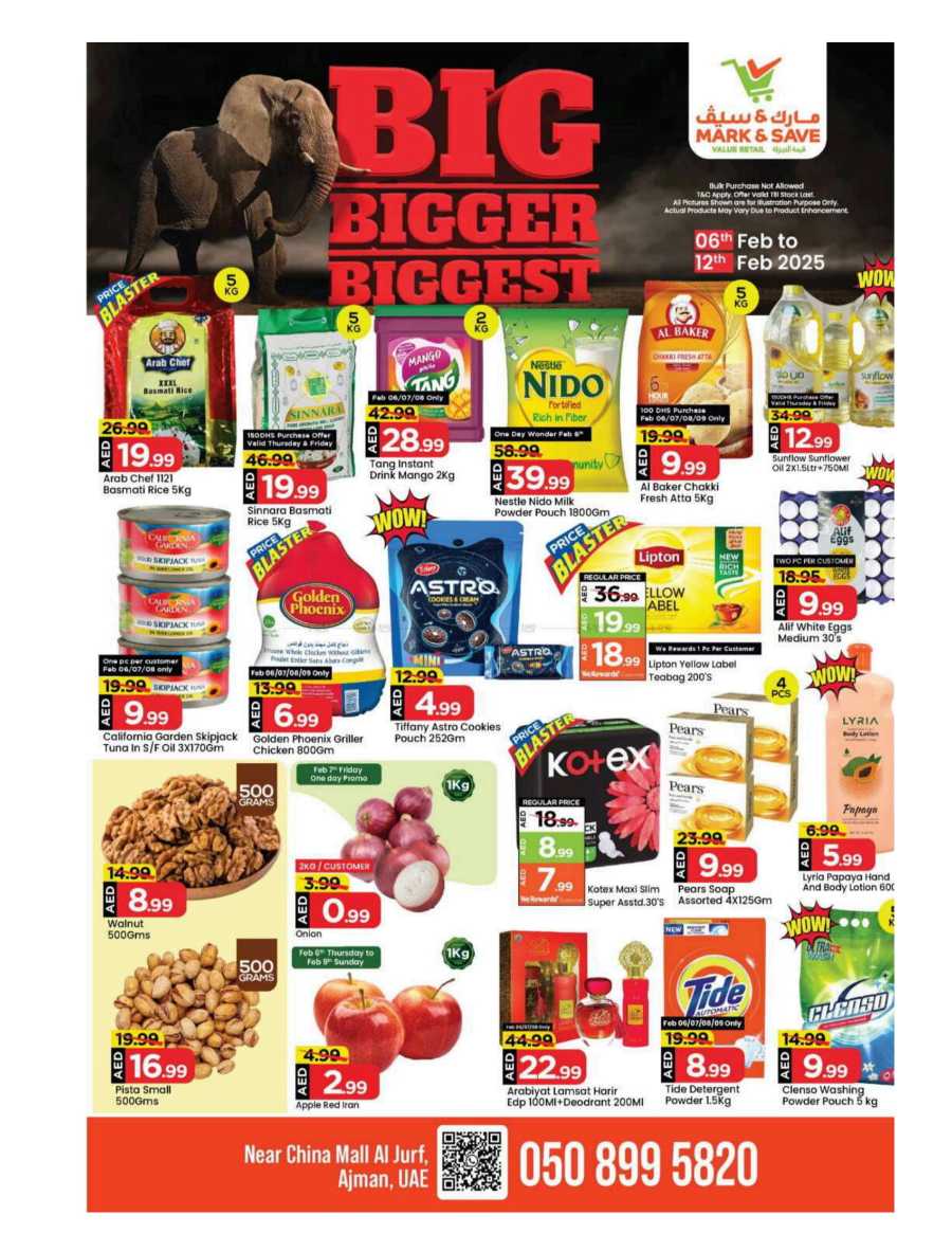 Biggest Deals In Mark & Save Sharjah / Ajman