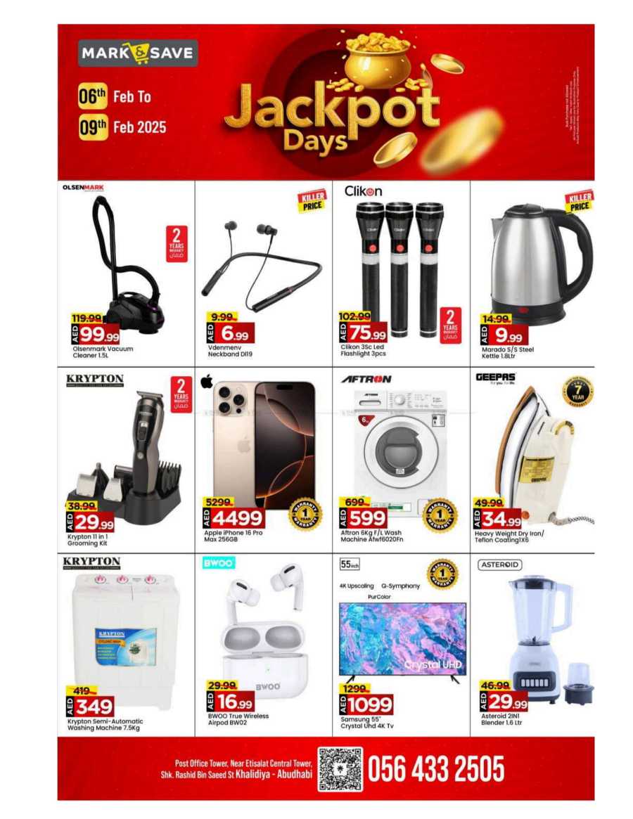 Jackpot Days In Mark & Save Abu Dhabi