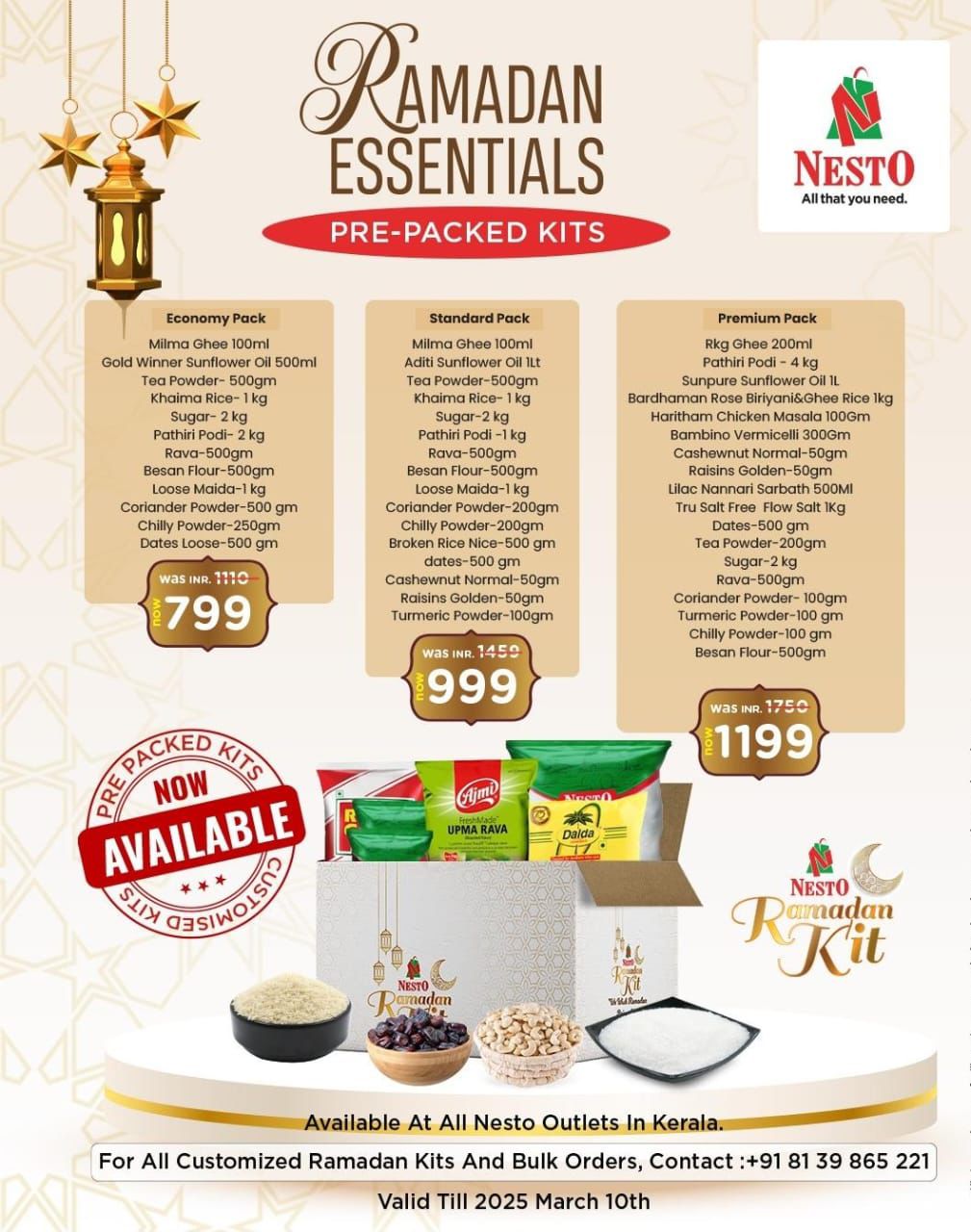 Ramadan Essentials Sale: Shop Now & Save Big In Nesto Hypermarket Kannur