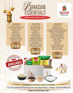 Ramadan Essentials Sale: Shop Now & Save Big In Nesto Hypermarket Calicut,Malappuram,Kannur,Thrissur,Wayanad,Palakkad