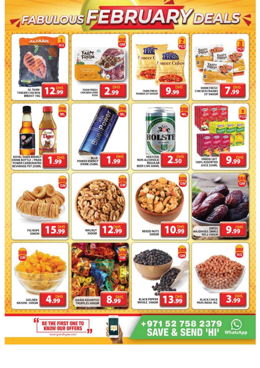 Fabulous February Sale: Unbeatable Deals Inside! In Grand Hypermarket Dubai