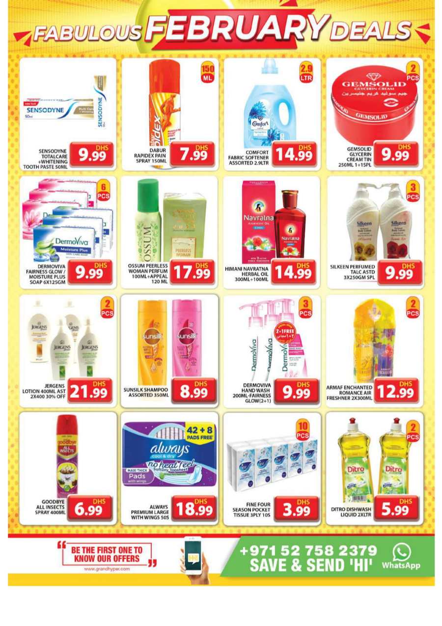 Fabulous February Sale: Unbeatable Deals Inside! In Grand Hypermarket Dubai