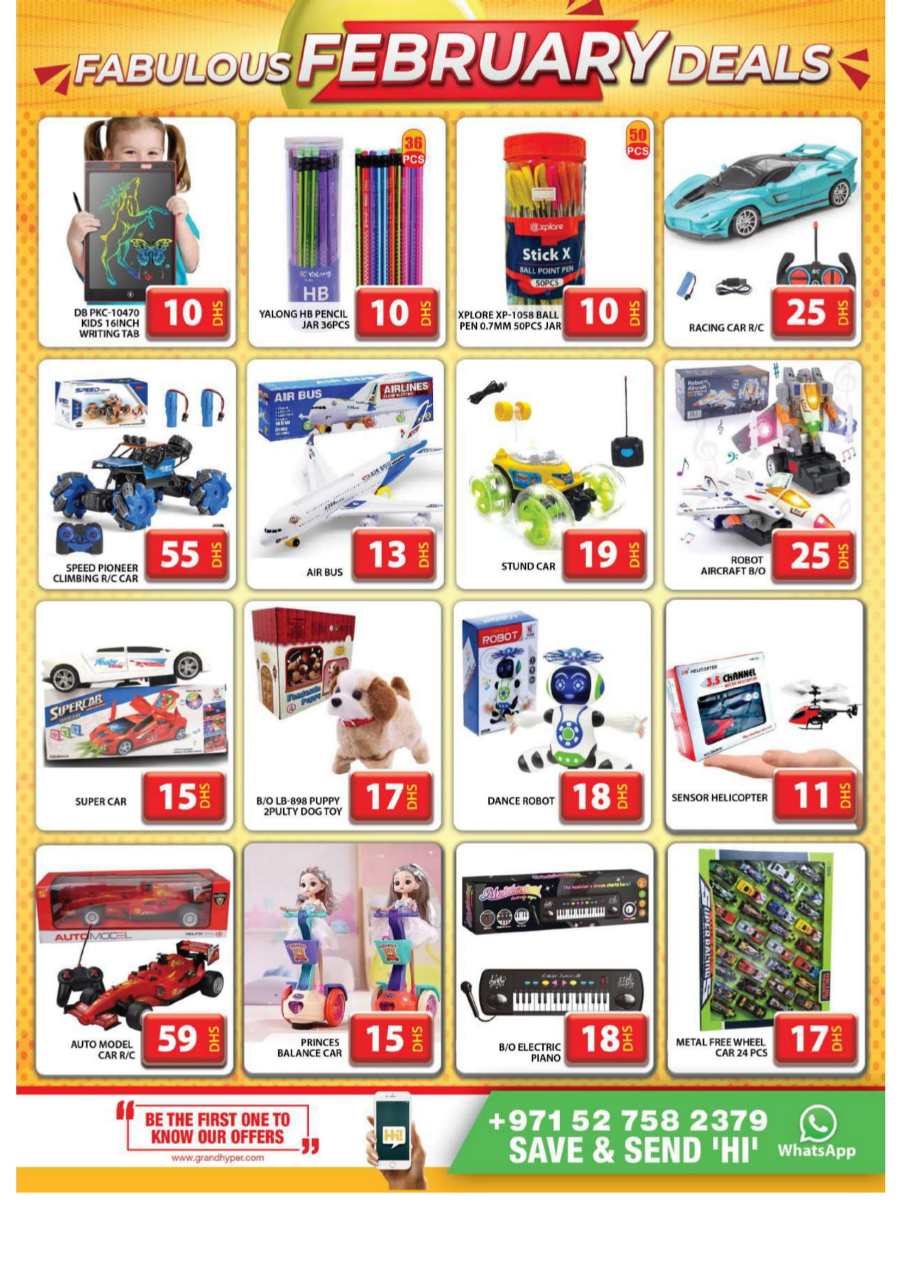 Fabulous February Sale: Unbeatable Deals Inside! In Grand Hypermarket Dubai