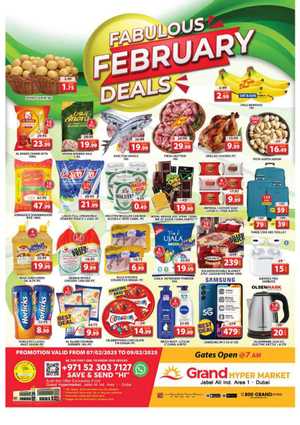 Fabulous February Sale: Unbeatable Deals Inside! In Grand Hypermarket Dubai