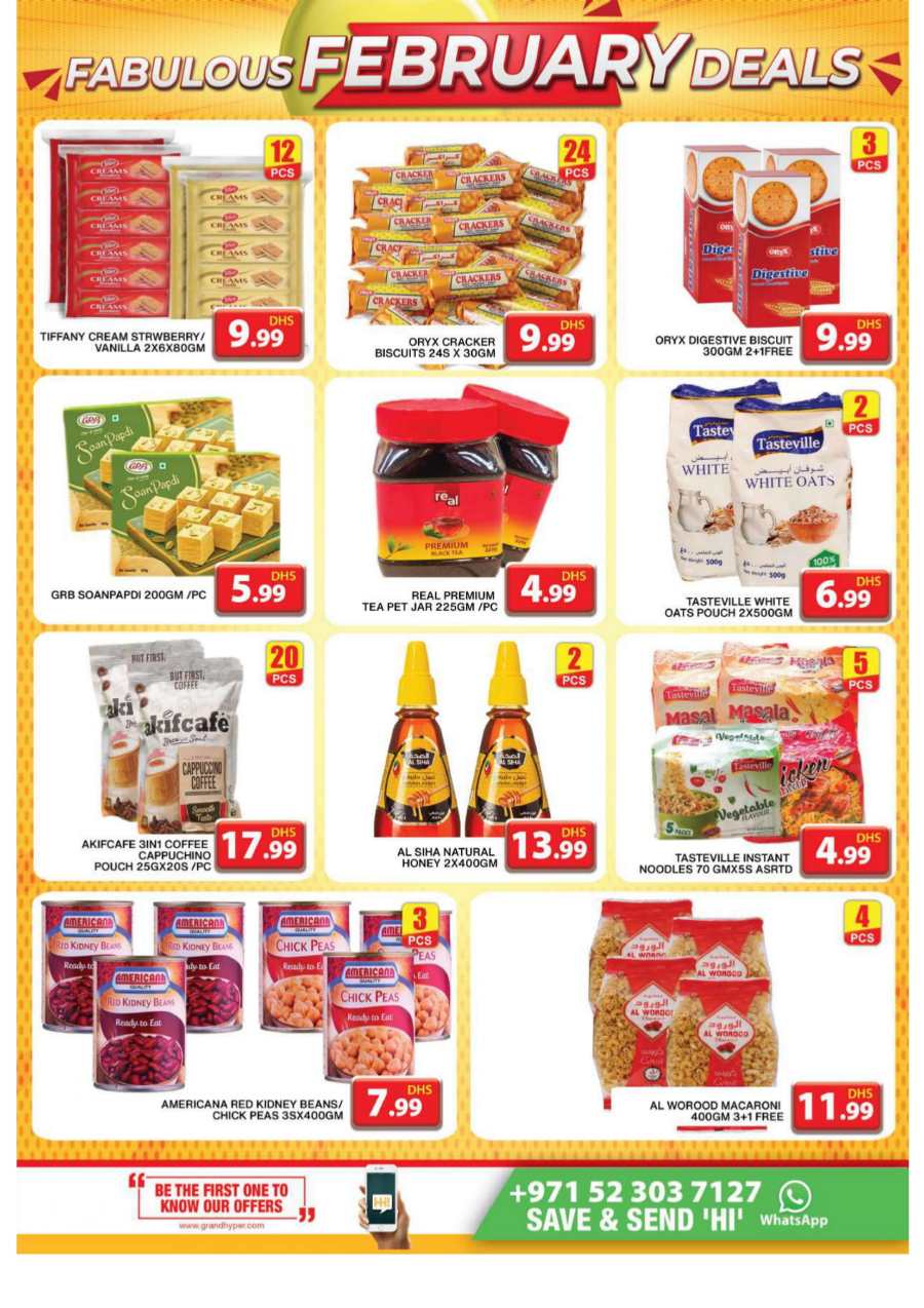 Fabulous February Sale: Unbeatable Deals Inside! In Grand Hypermarket Dubai