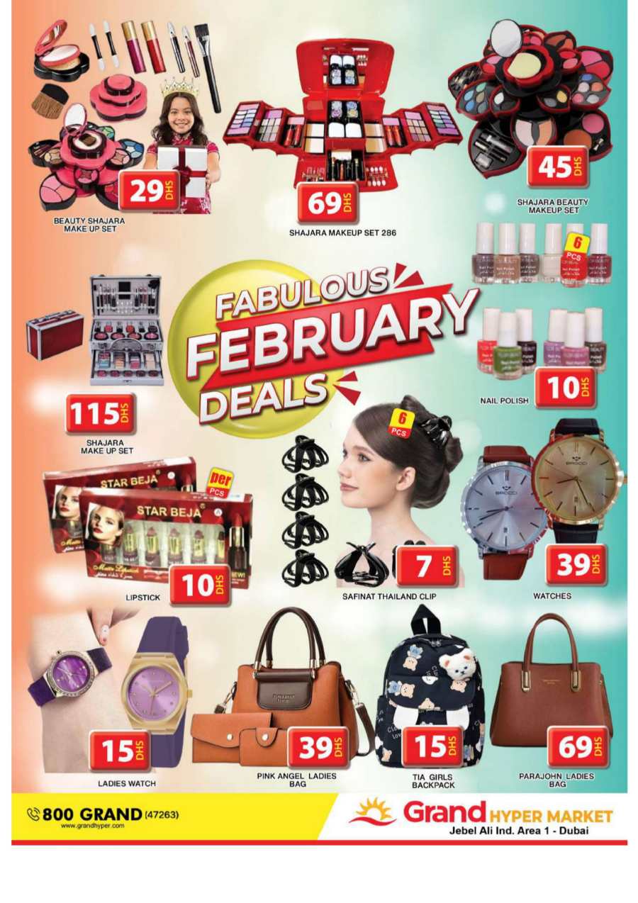 Fabulous February Sale: Unbeatable Deals Inside! In Grand Hypermarket Dubai