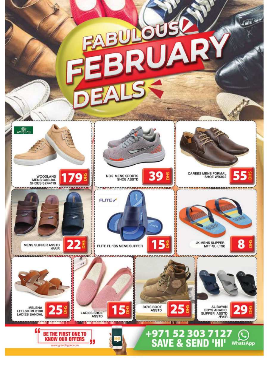 Fabulous February Sale: Unbeatable Deals Inside! In Grand Hypermarket Dubai