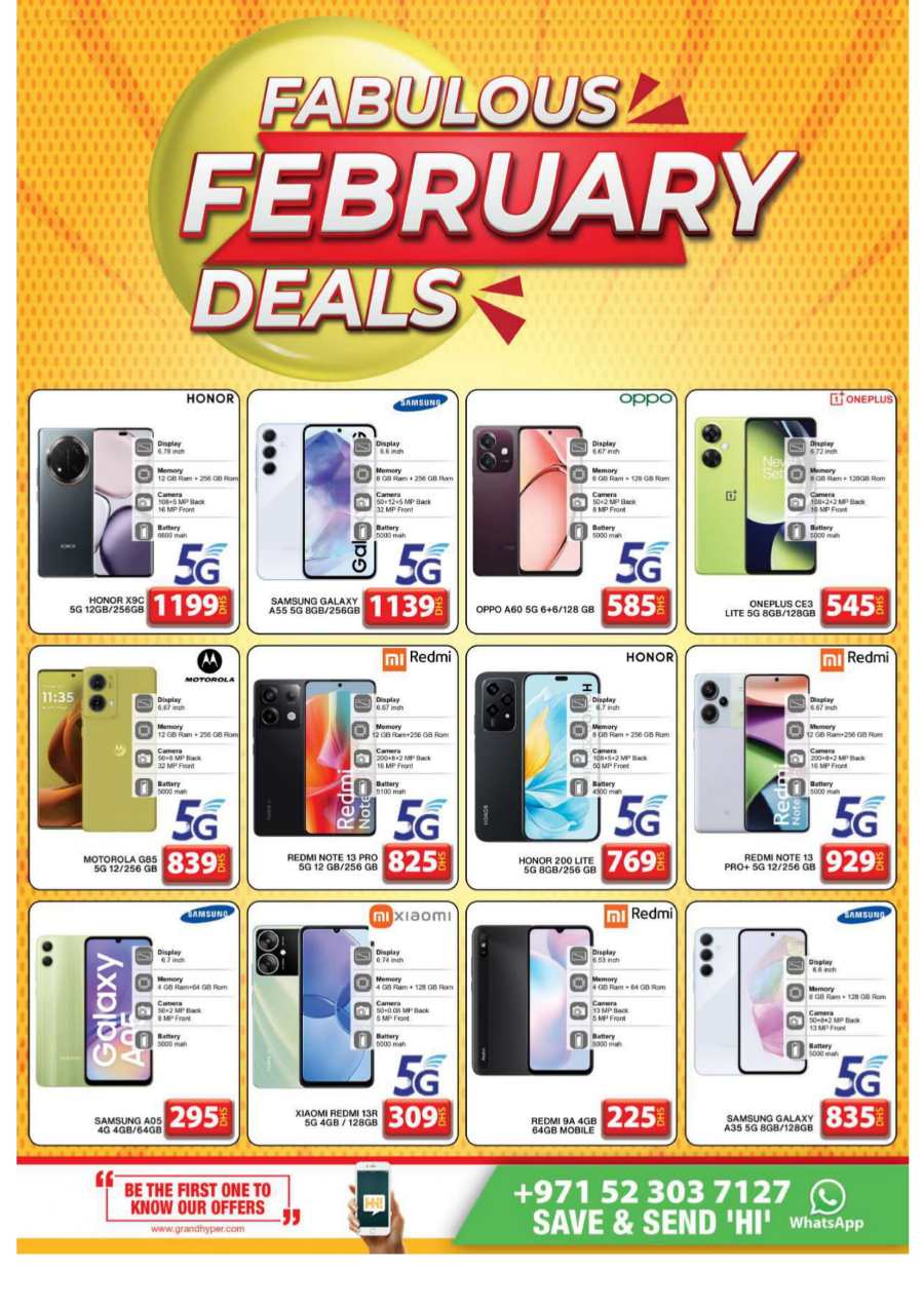 Fabulous February Sale: Unbeatable Deals Inside! In Grand Hypermarket Dubai