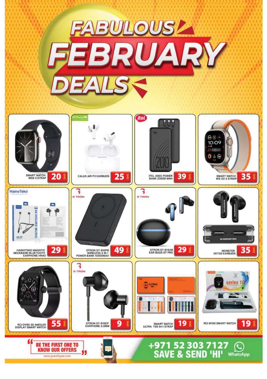 Fabulous February Sale: Unbeatable Deals Inside! In Grand Hypermarket Dubai