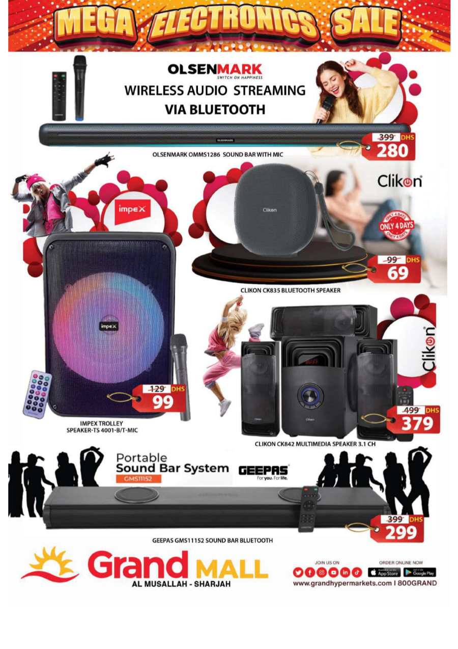 Mega Electronics Sale In Grand Hypermarket Sharjah / Ajman