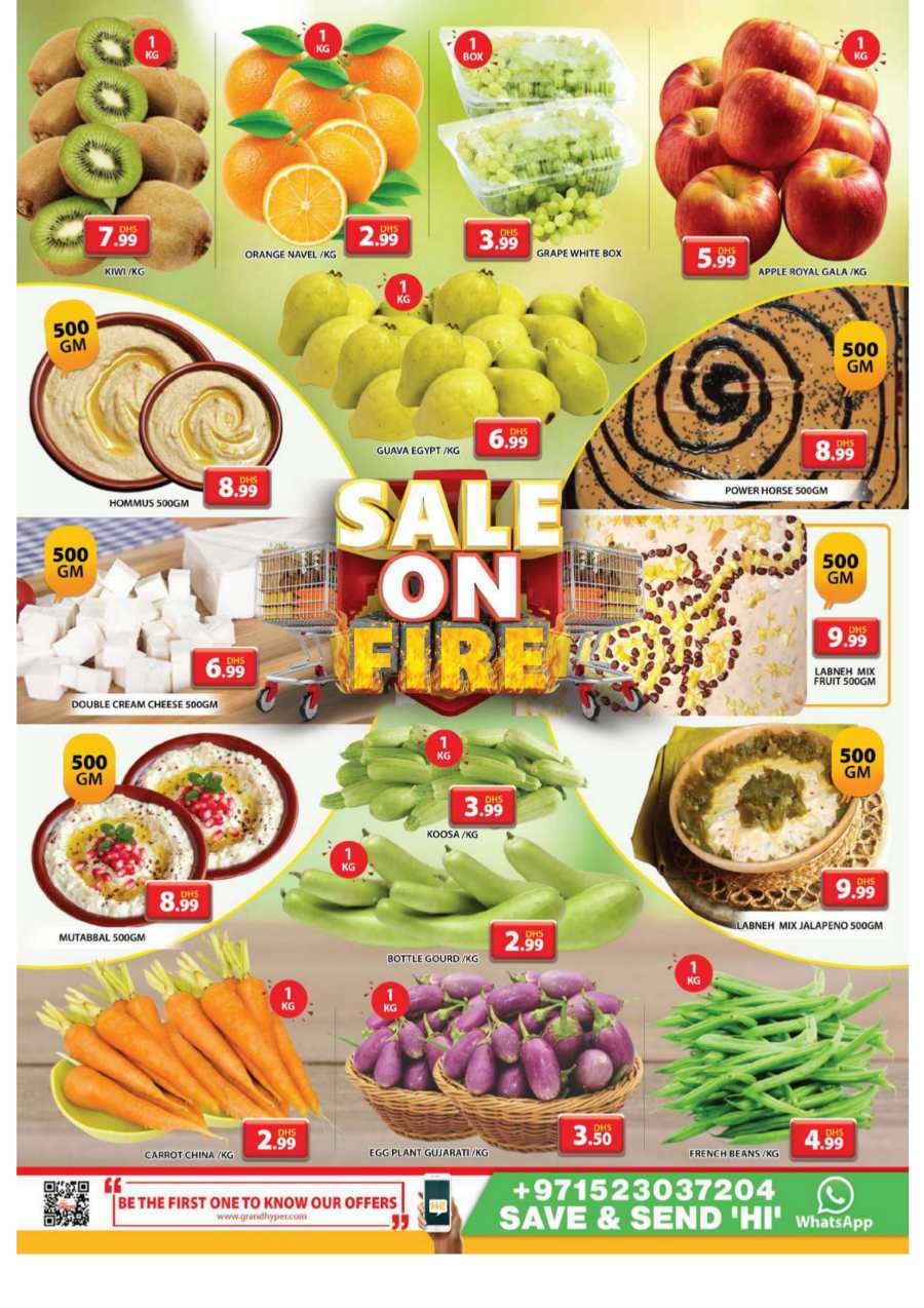 Sale on Fire In Grand Hypermarket Sharjah / Ajman