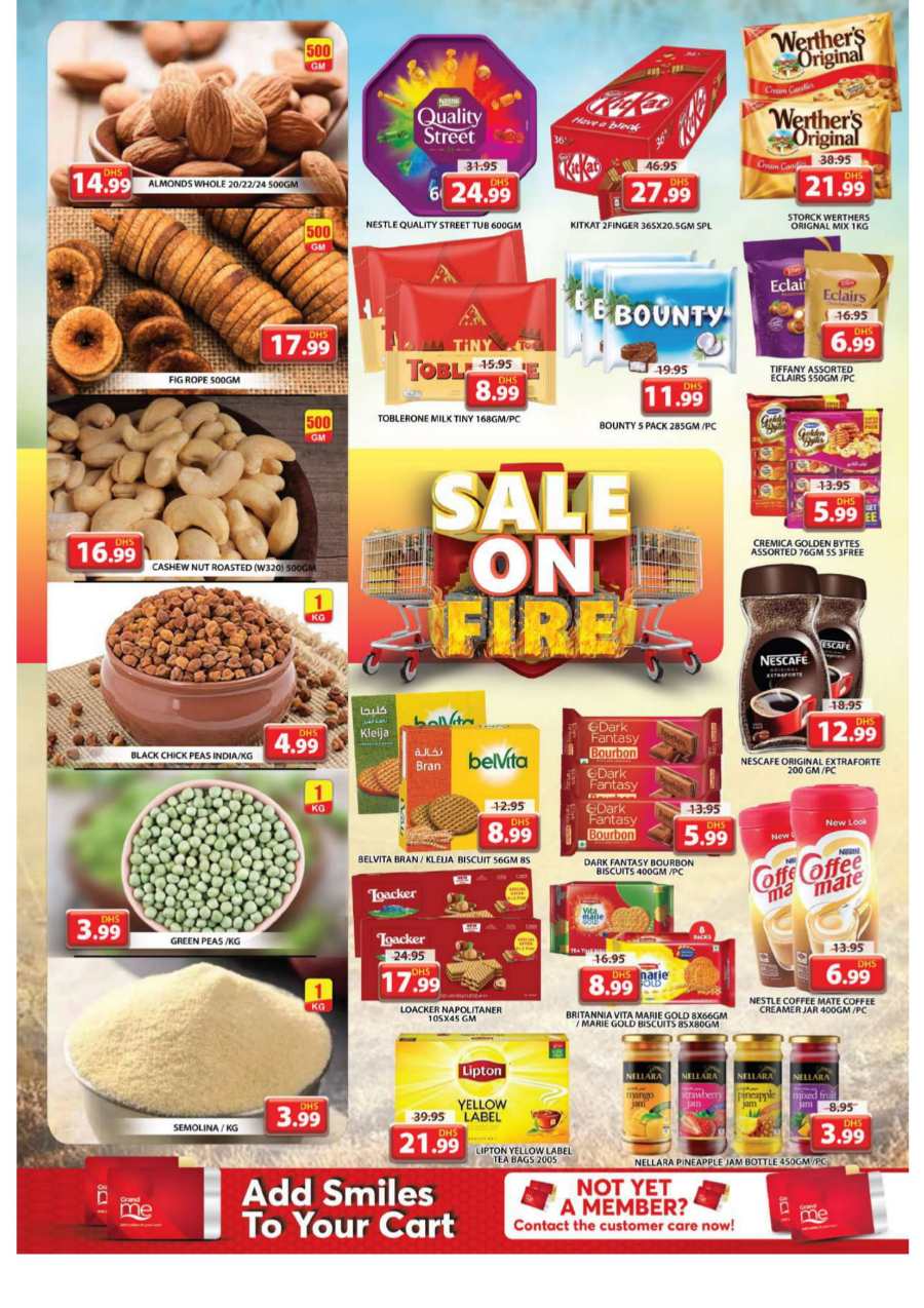 Sale on Fire In Grand Hypermarket Sharjah / Ajman